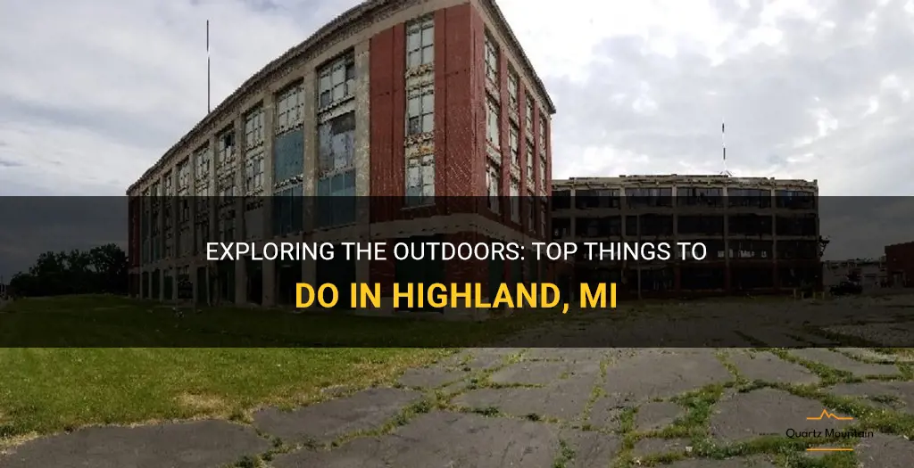 things to do in highland mi