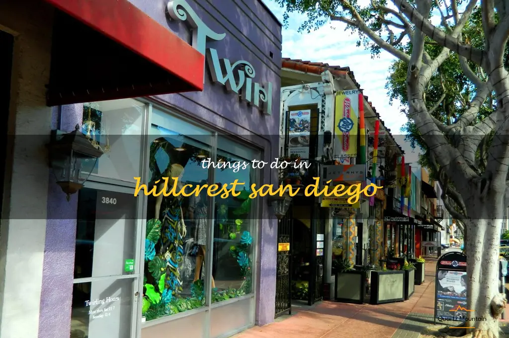 things to do in hillcrest san diego