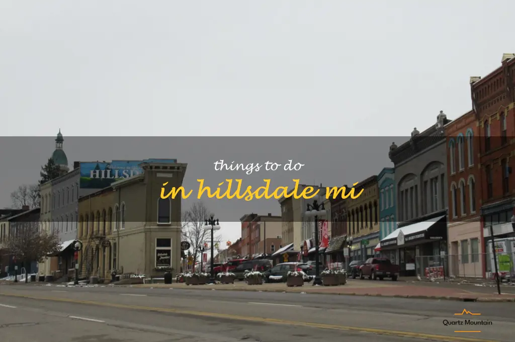 things to do in hillsdale mi