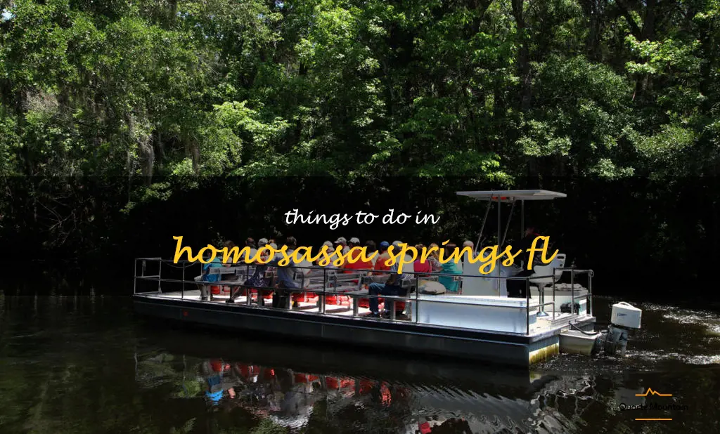 things to do in homosassa springs fl