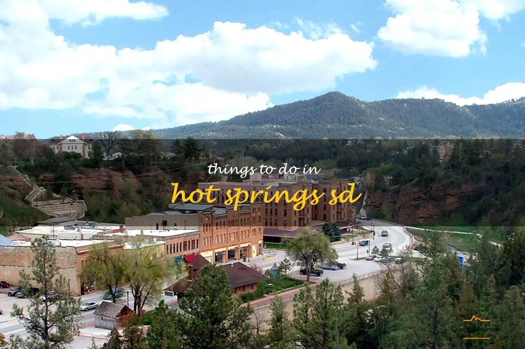 things to do in hot springs sd