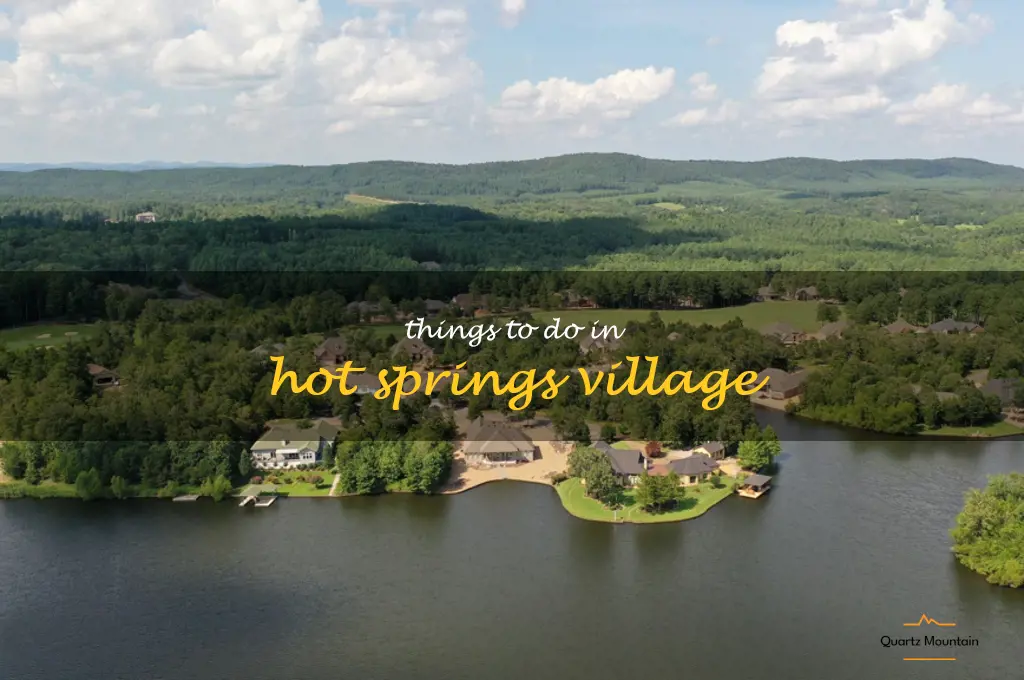 things to do in hot springs village