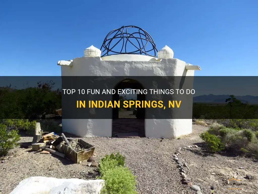 things to do in indian springs nv