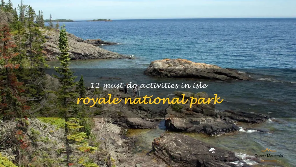 things to do in isle royale national park