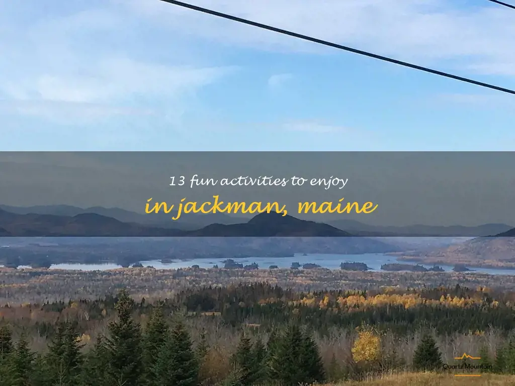 things to do in jackman maine