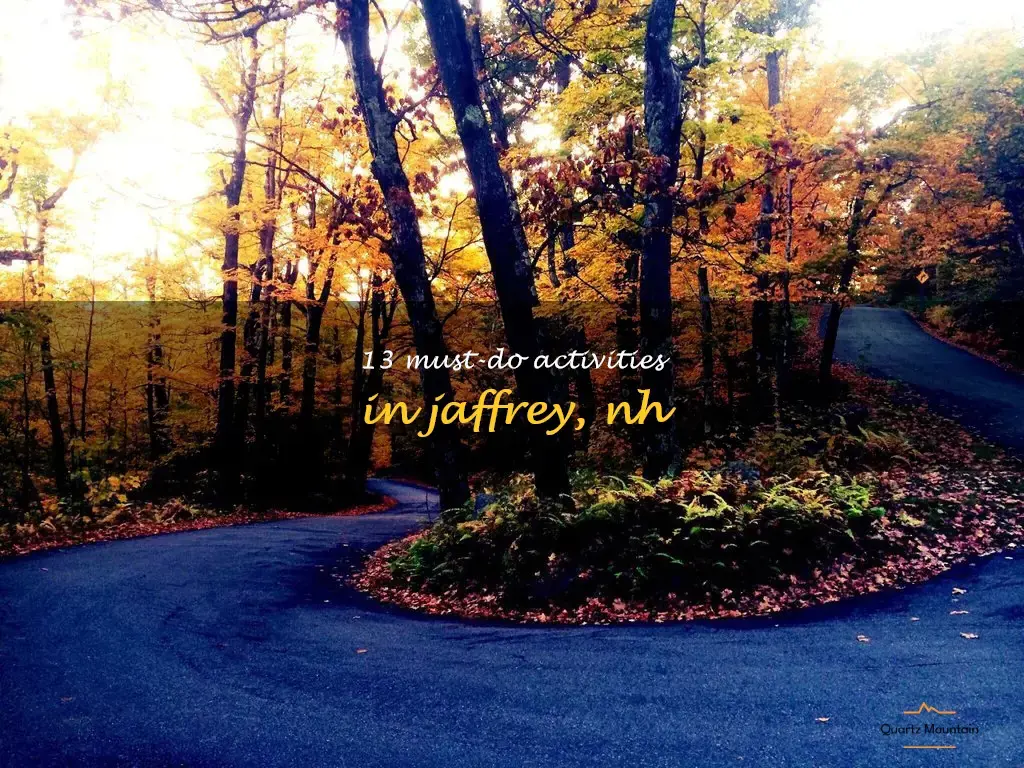 things to do in jaffrey nh