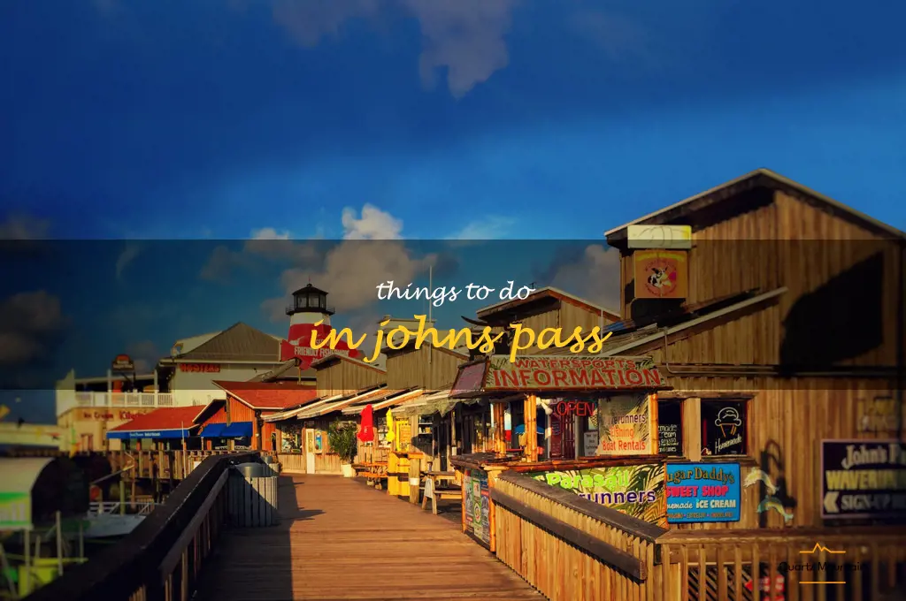 things to do in johns pass