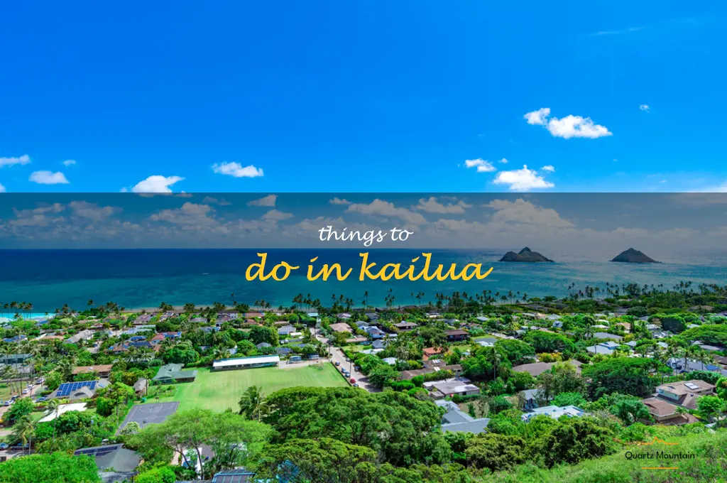 things to do in kailua