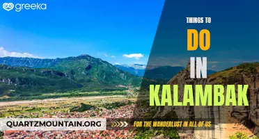 Exploring the Natural Wonders and Rich History: Top Things to Do in Kalambaka