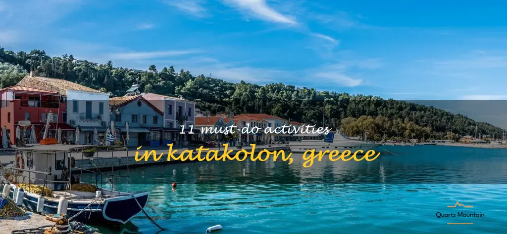 things to do in katakolon greece