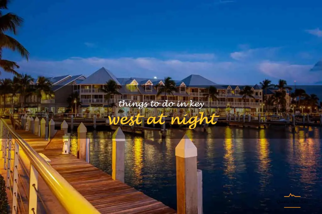 things to do in key west at night
