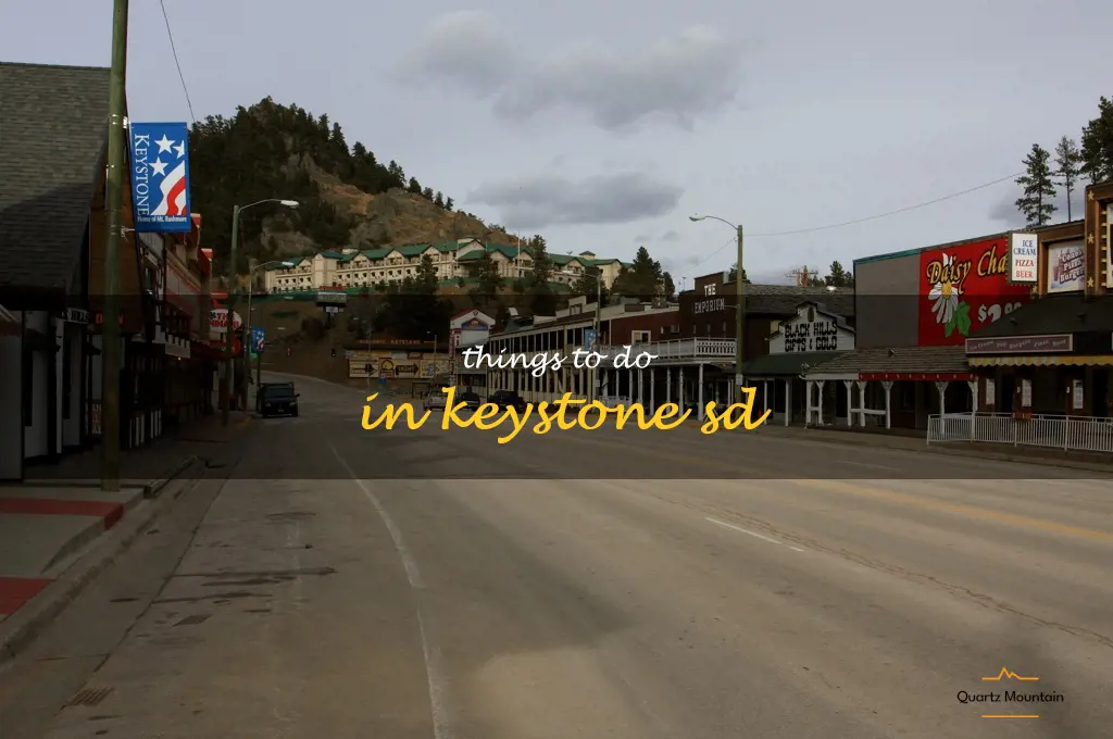 things to do in keystone sd