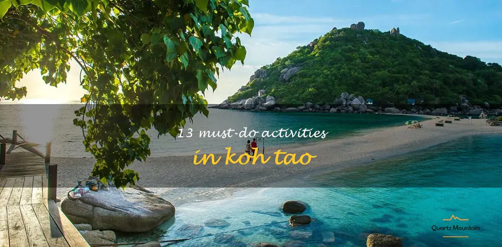 things to do in koh tao