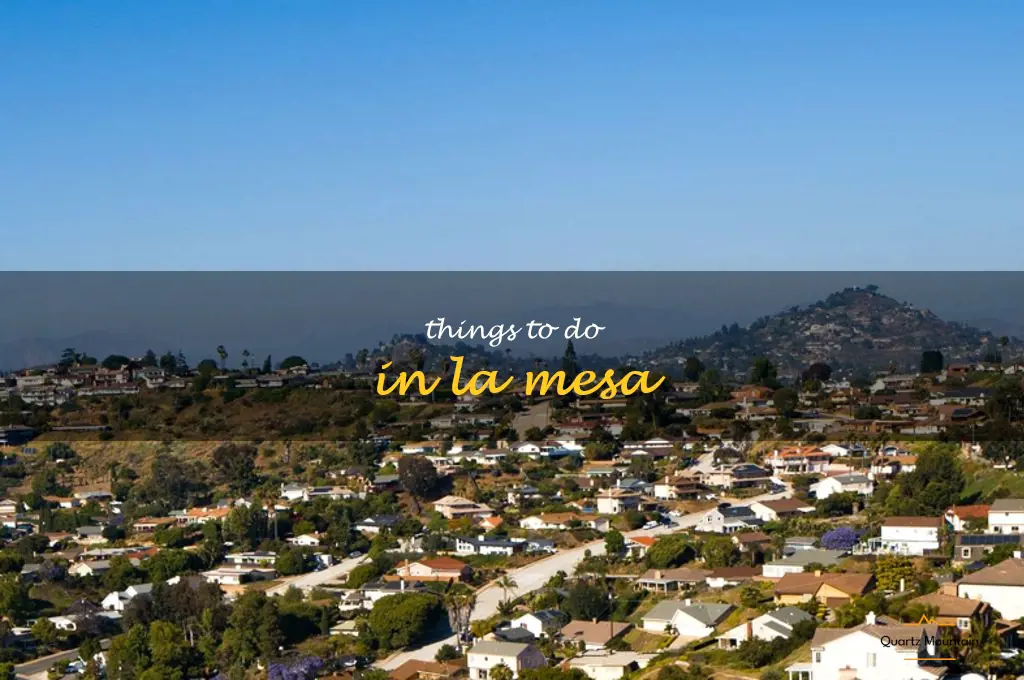 things to do in la mesa