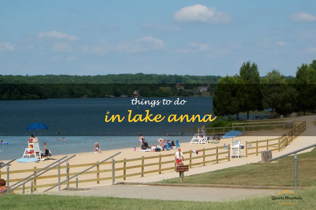 things to do in lake anna