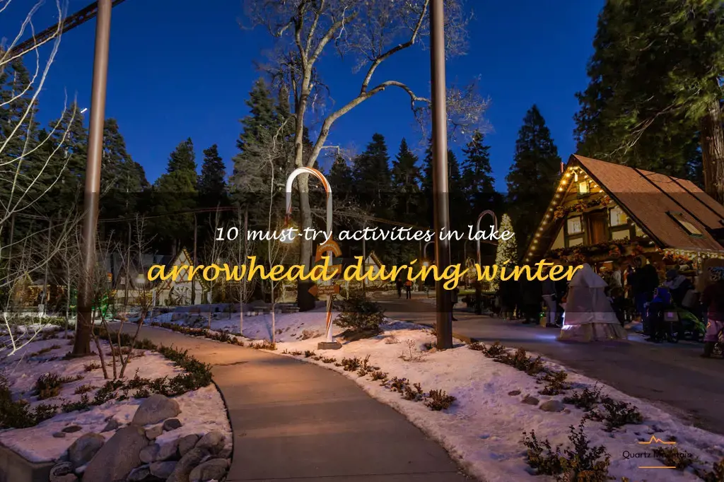 things to do in lake arrowhead winter