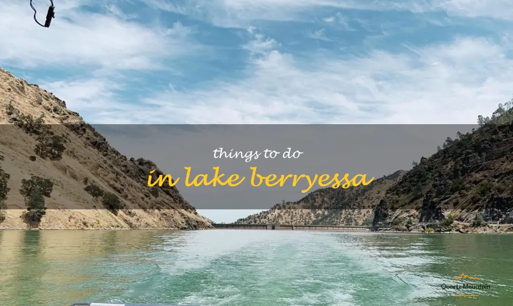 things to do in lake berryessa