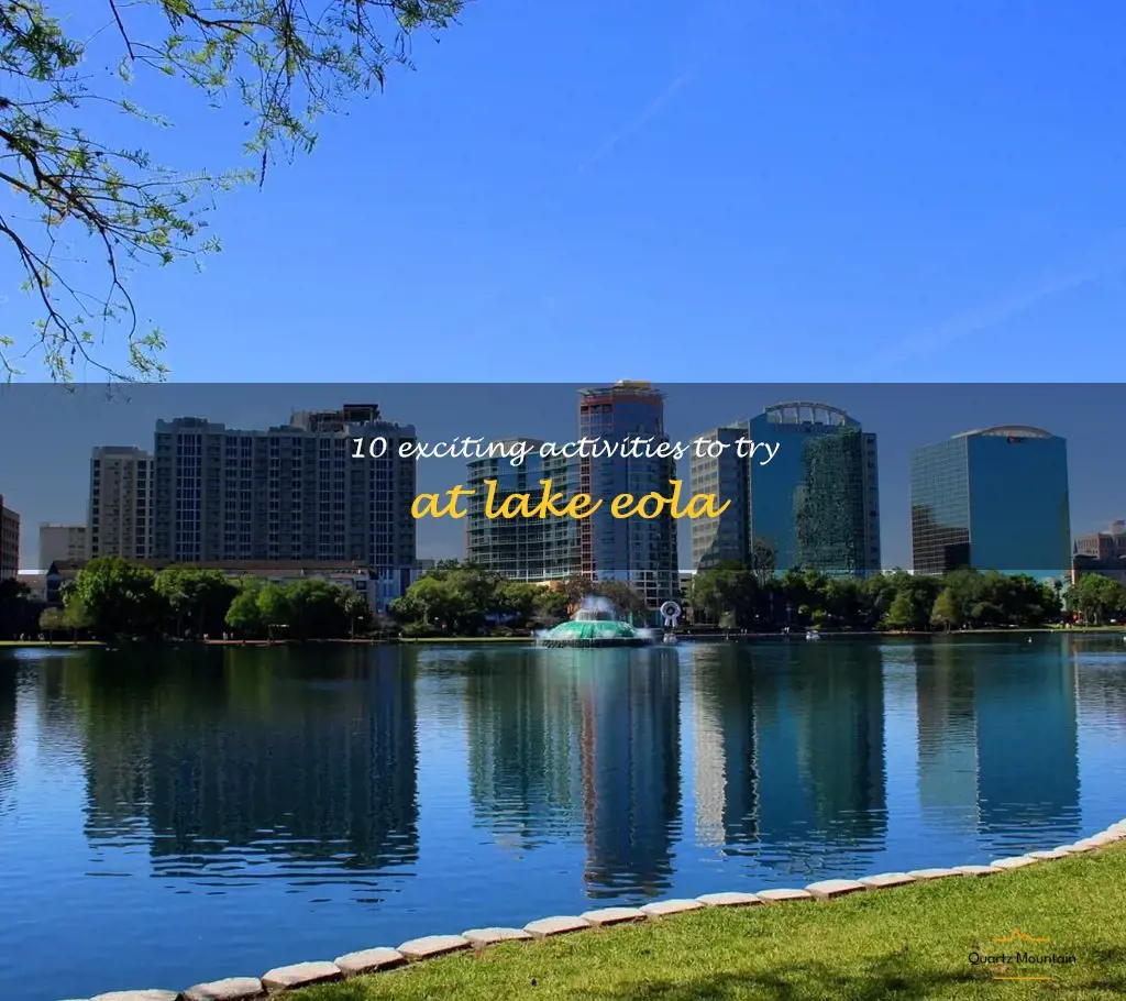 things to do in lake eola