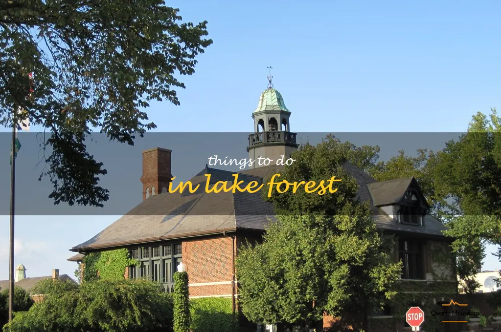 things to do in lake forest