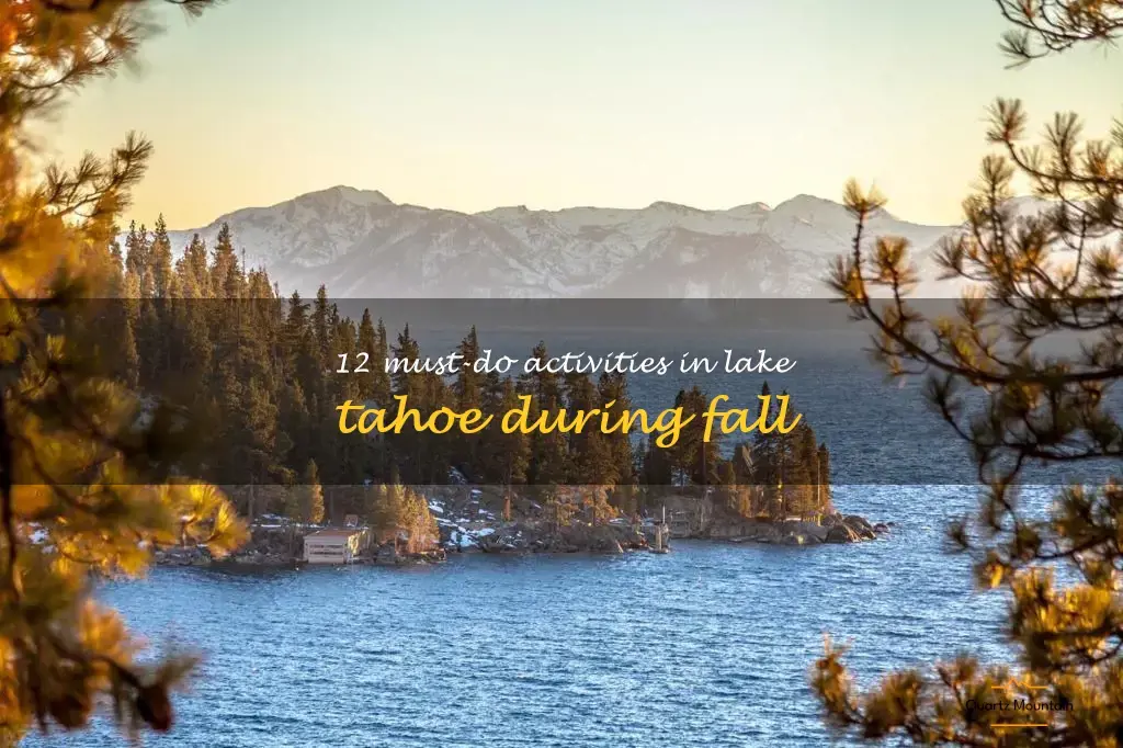 things to do in lake tahoe in fall