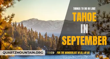 12 Fun Activities to Do in Lake Tahoe in September