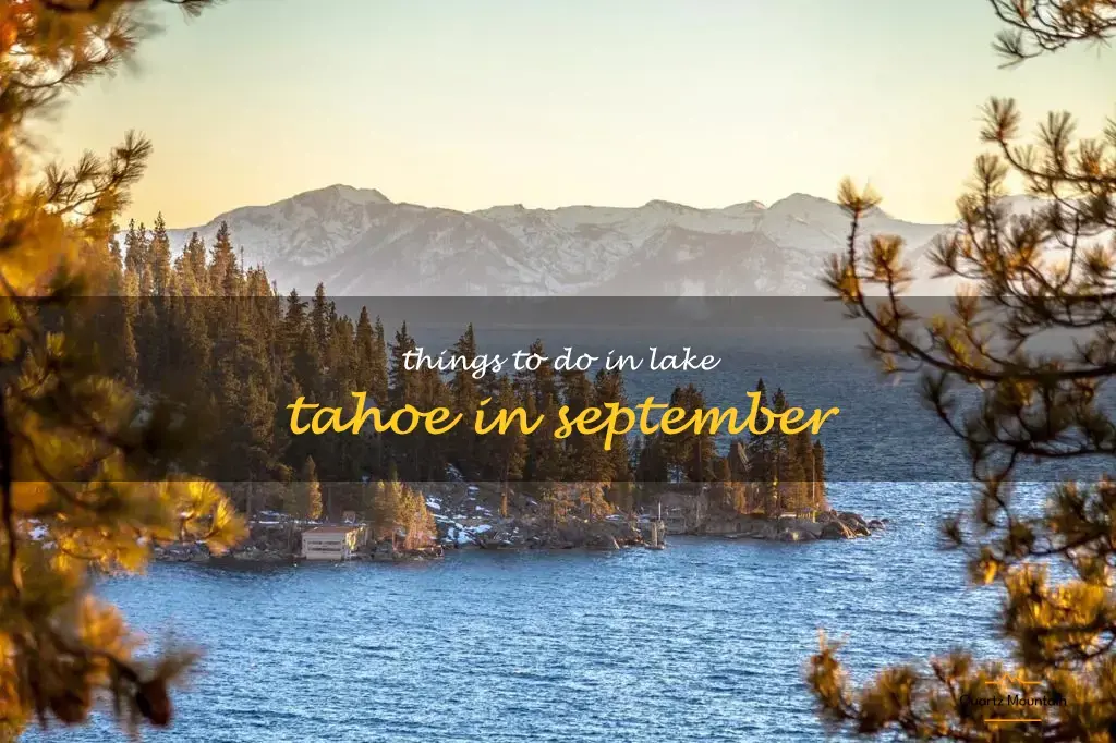 things to do in lake tahoe in september