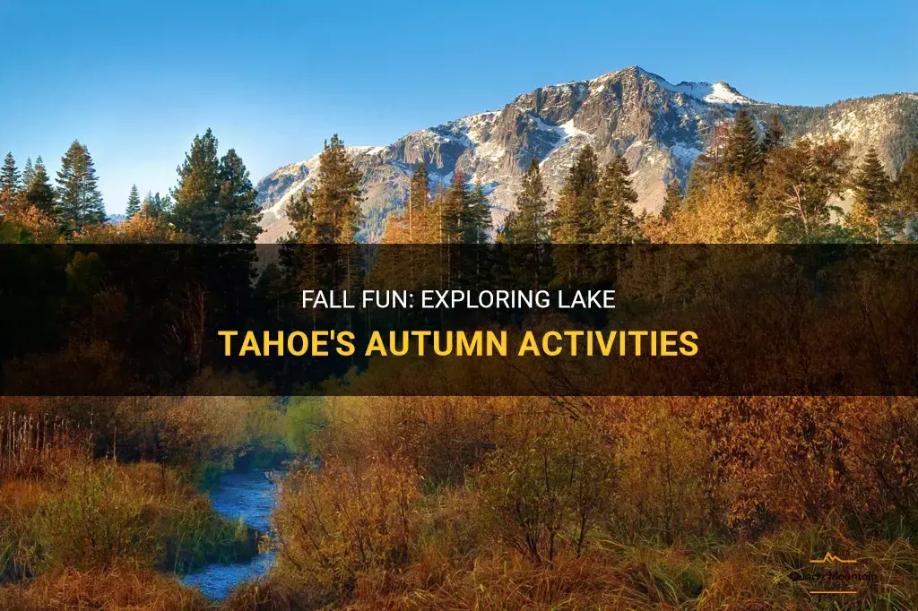 things to do in lake tahoe in the fall