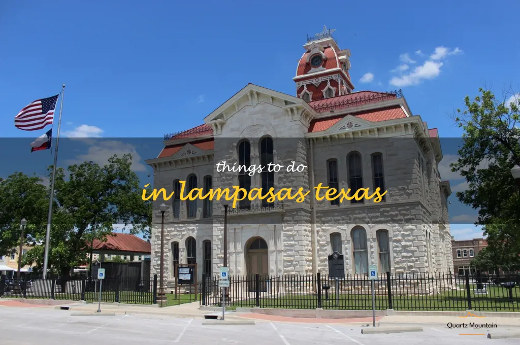 things to do in lampasas texas