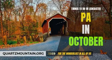 Lancaster PA in October: An Eventful Month of Fun!