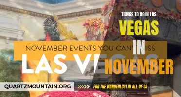 November in Vegas: Fun-Filled Activities Await!