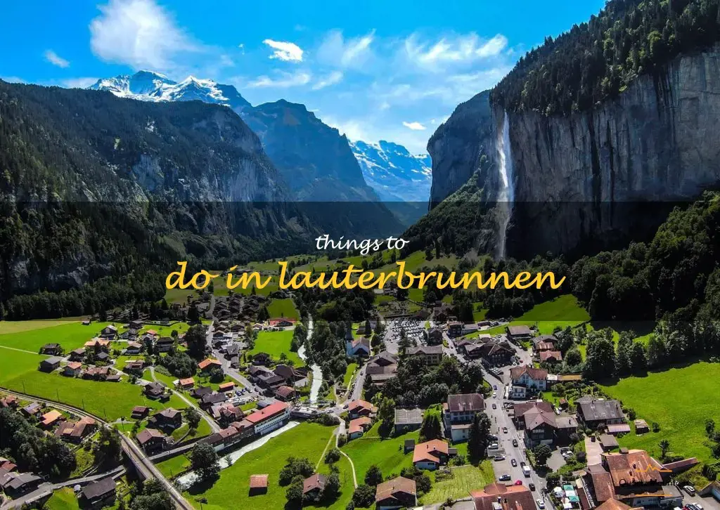 things to do in lauterbrunnen