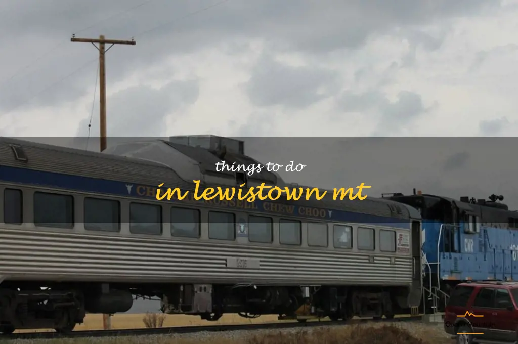 things to do in lewistown mt