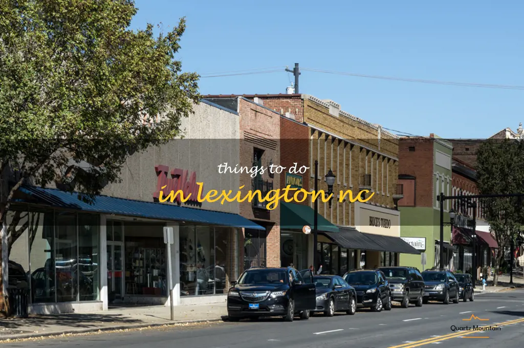 things to do in lexington nc