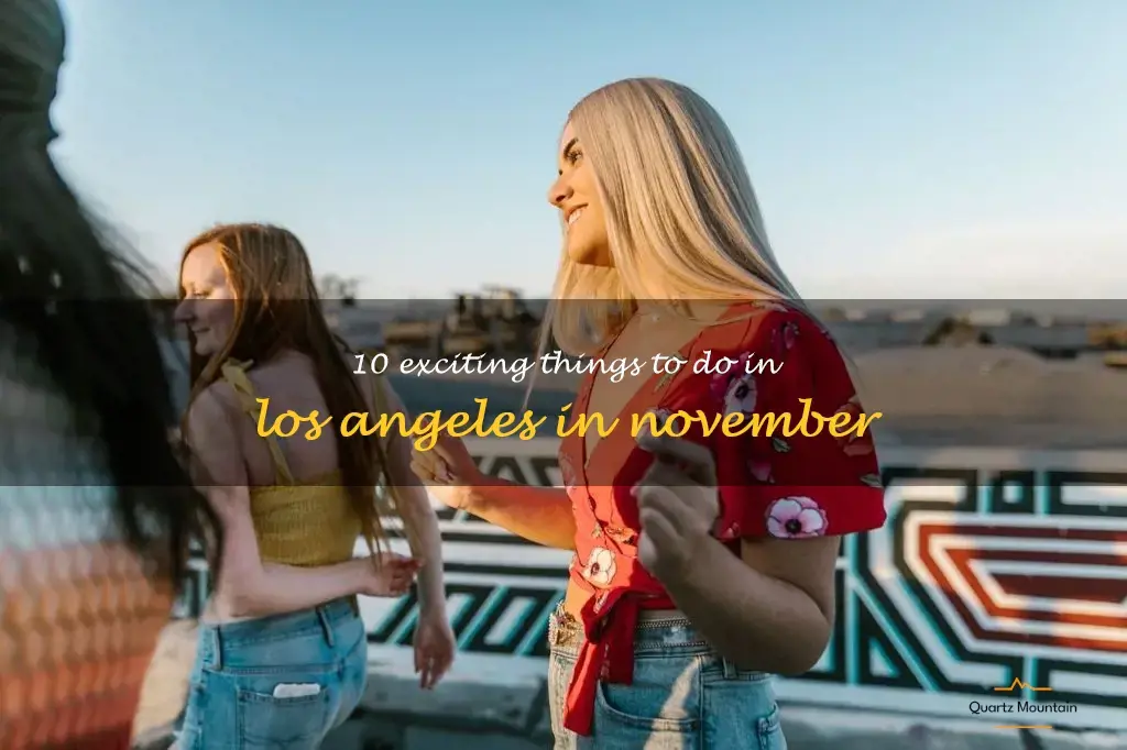 things to do in los angeles in november