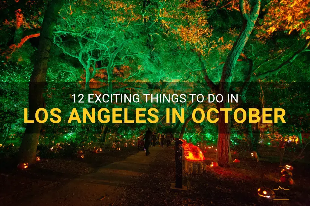 things to do in los angeles in october