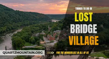 The Ultimate Guide to Exploring Lost Bridge Village: Top Activities and Attractions to Discover
