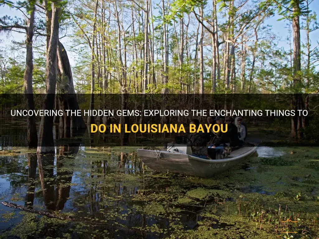 things to do in louisiana bayou