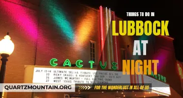 13 Fun and Exciting Things to Do in Lubbock at Night