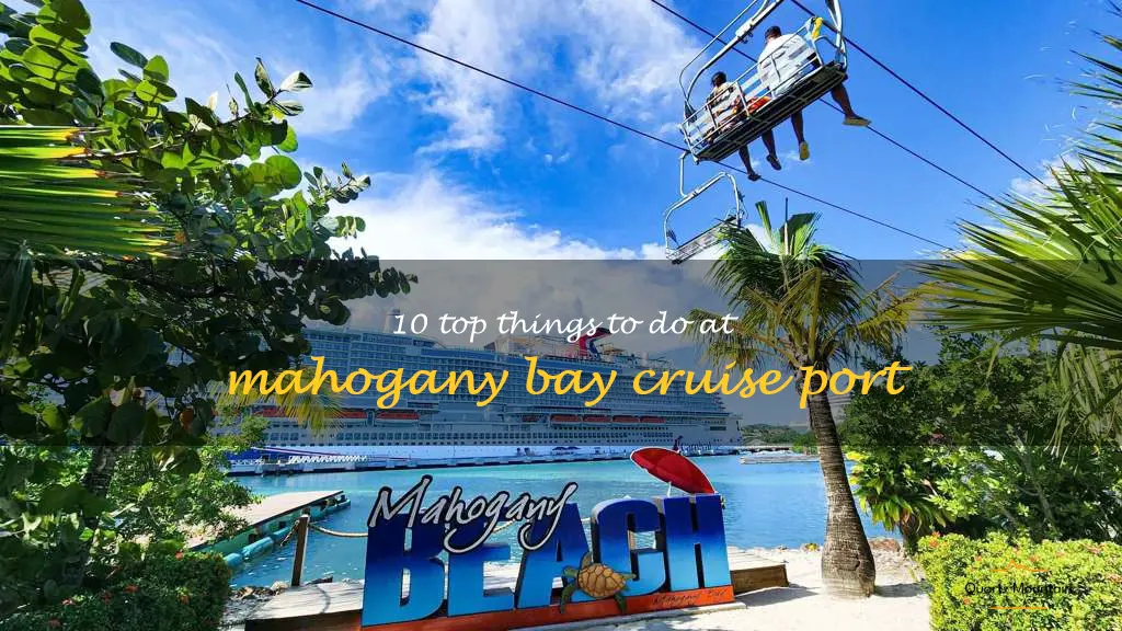 things to do in mahogany bay cruise port