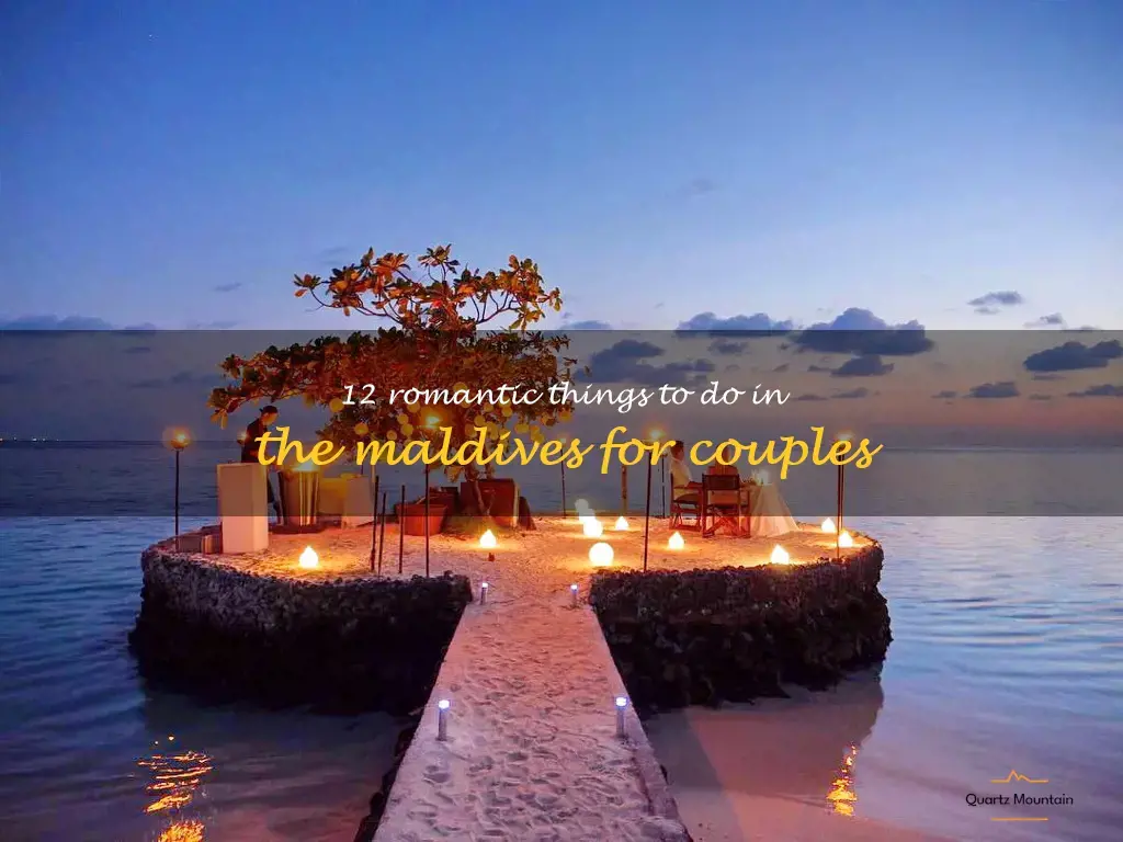 things to do in maldives for couples