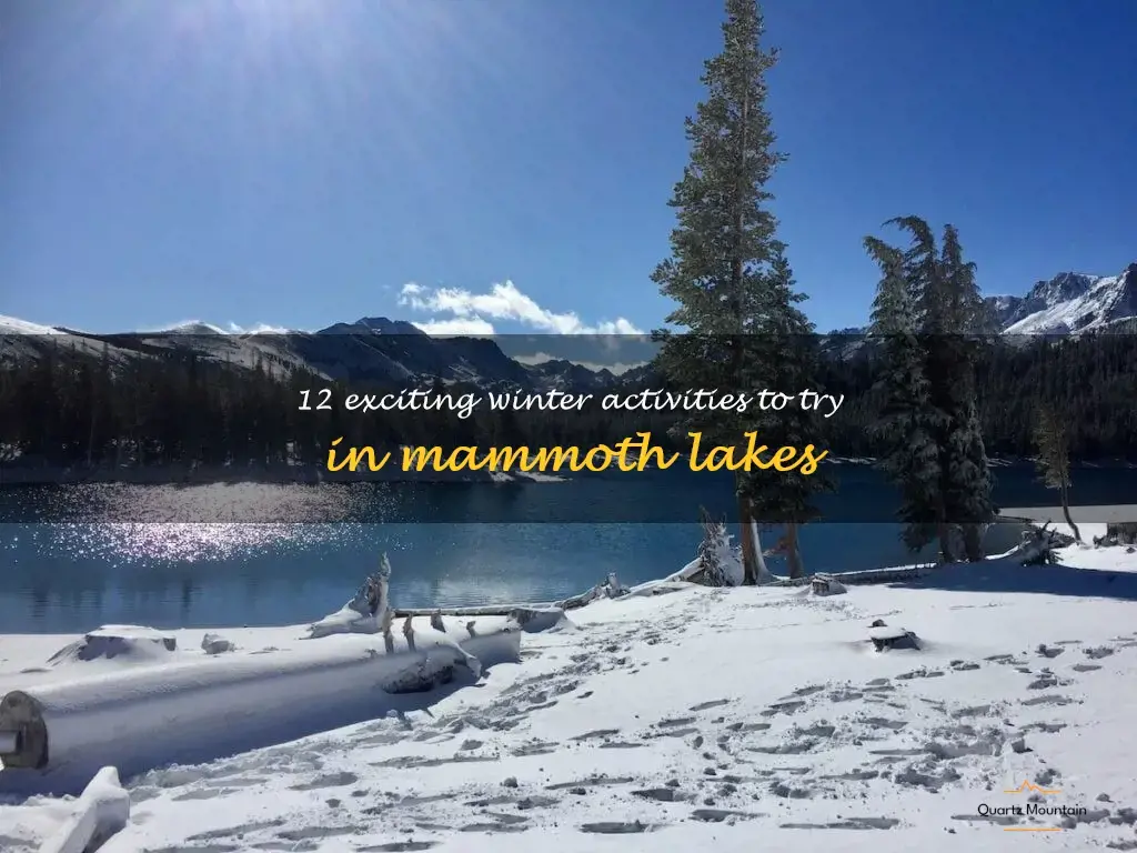 things to do in mammoth lakes winter