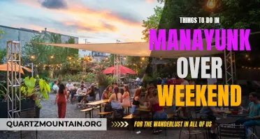Exploring Manayunk: The Perfect Weekend Getaway with Endless Activities