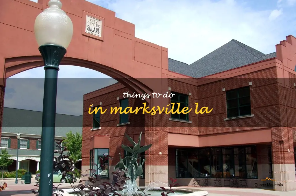 things to do in marksville la