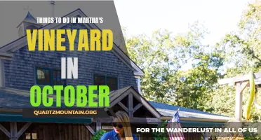 12 Exciting Activities to Enjoy on Martha's Vineyard in October