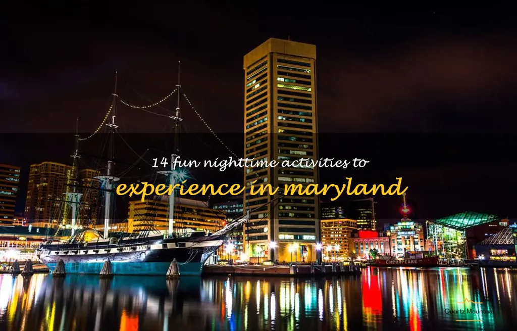 things to do in maryland at night
