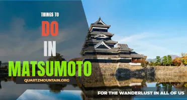 Discover the Hidden Gems: Things to Do in Matsumoto