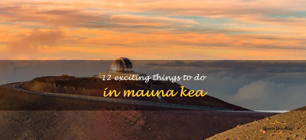 things to do in mauna kea
