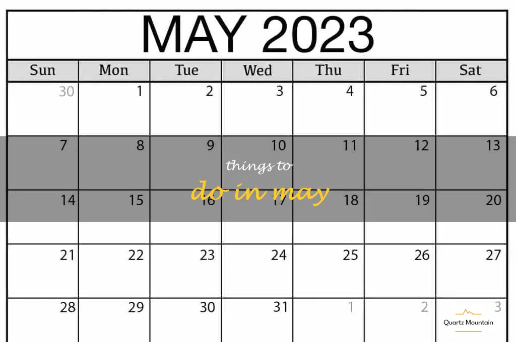 things to do in may