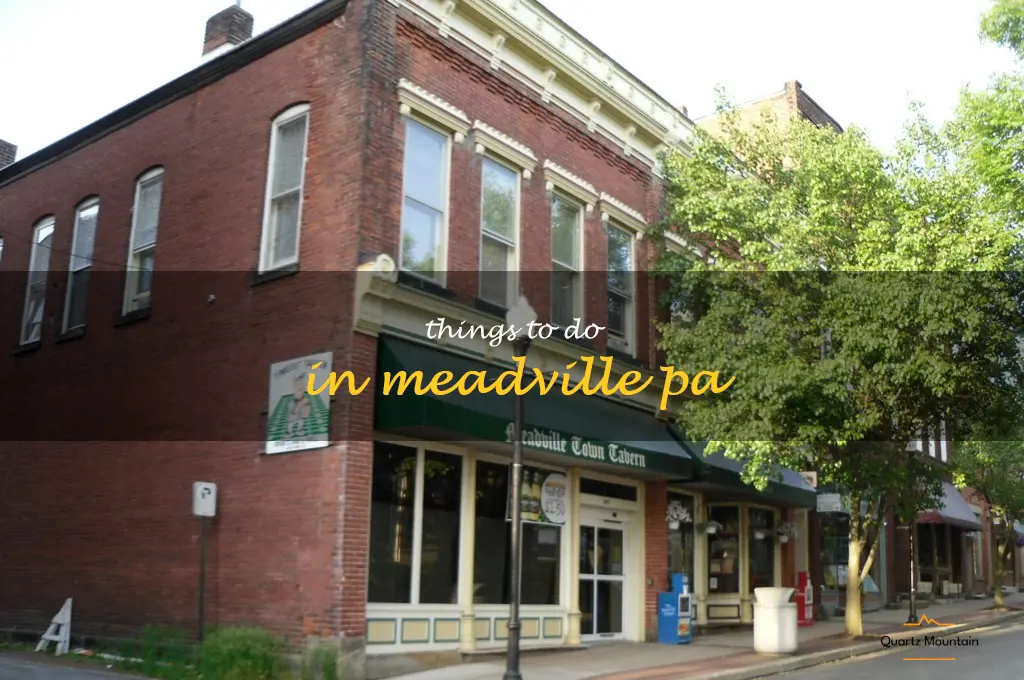things to do in meadville pa
