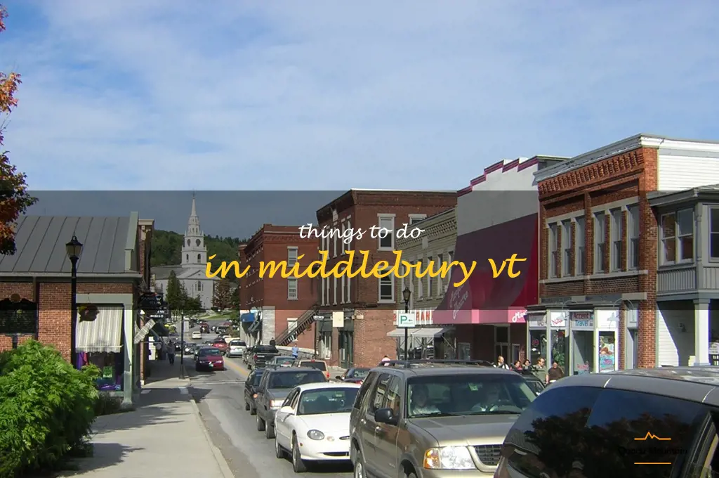 things to do in middlebury vt